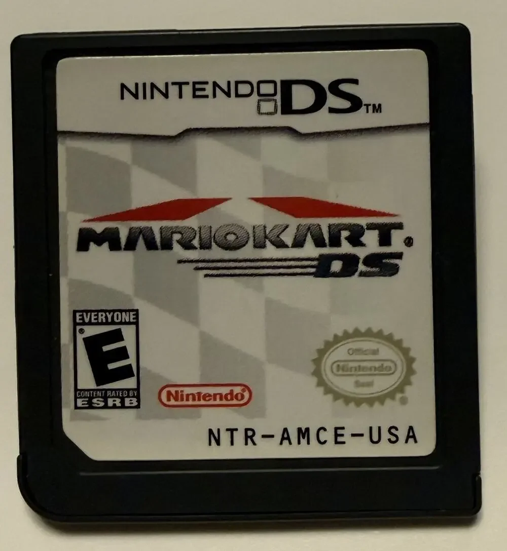 Mario Kart DS Nintendo Racing Kart Arcade Video Game Cartridge Only Tested
